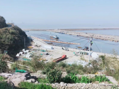 浙江金七門核電廠混凝土攪拌站及砂石廠臨時(shí)供電工程一階段順利送電！